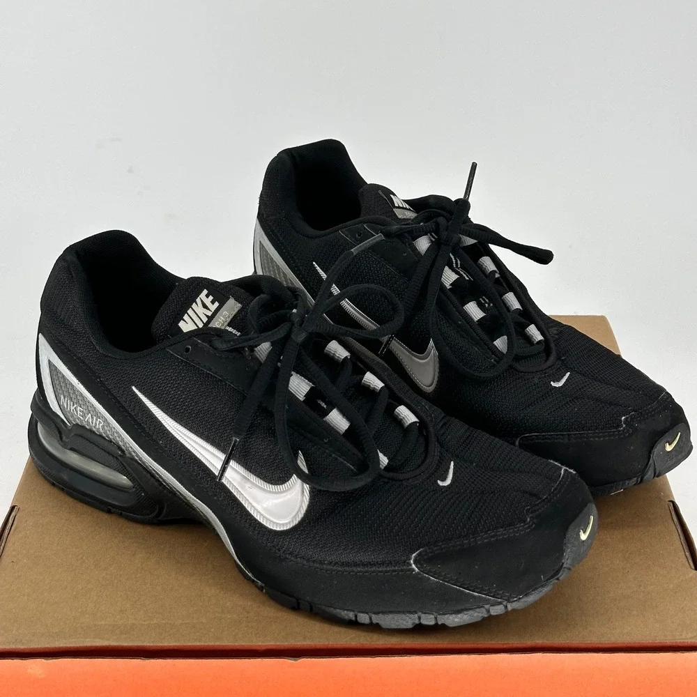 Nike Air Max Torch 3 Black White Sneaker Shoes Swoosh Running Athletic Men 10.5